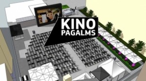 KinoPagalms - brīvdabas kino Latvijā, Rīgā / mākslas filmas brīvā dabā